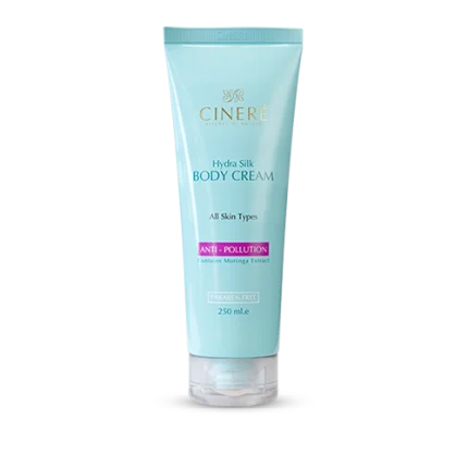 کرم بدن ضد آلودگی هوا سینره | Cinere Hydra Silk Anti Pollution