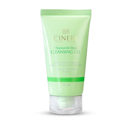 پاک کننده صورت سینره مخصوص پوست چرب | Cinere Gel Chamomile Deep Cleansing For Oily Skin