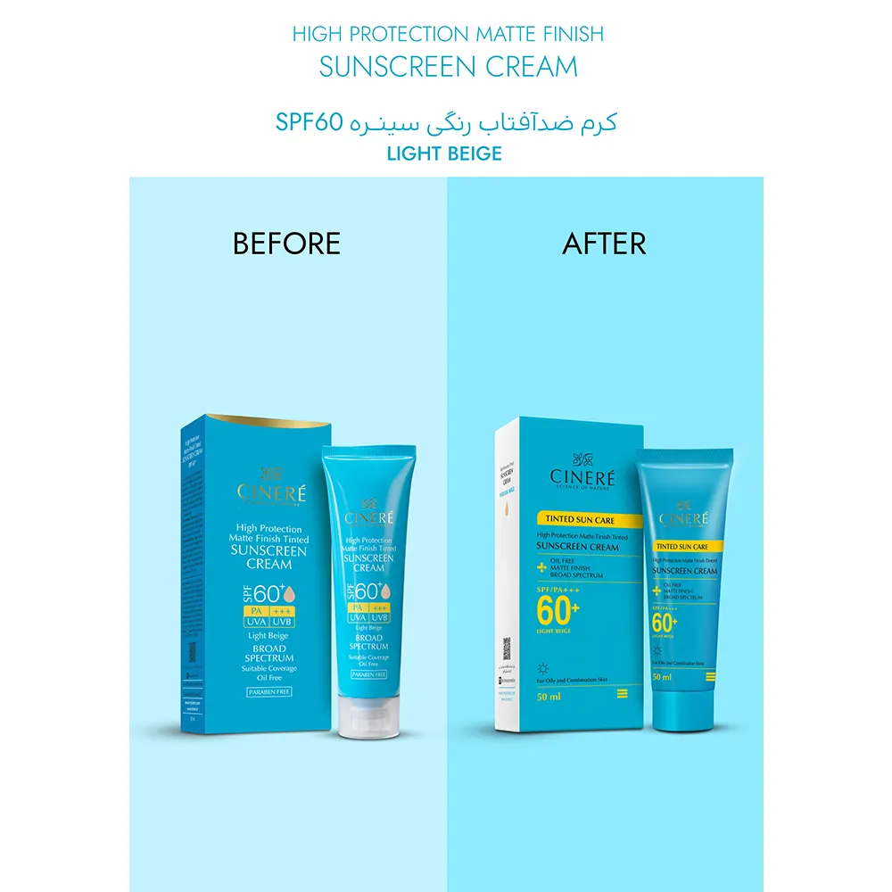 matte finish sunscreen spf60-light