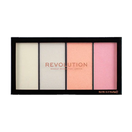 پالت هایلایتر ری لودد رولوشن - لاستر لایتز کول | Revolution Reloaded Highlighter Palette - Lustre Lights Cool