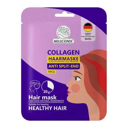 ماسک موی کلاهی کلاژن هلیکونیکس | COLLAGEN HAIR CAP MASK HELICONIX