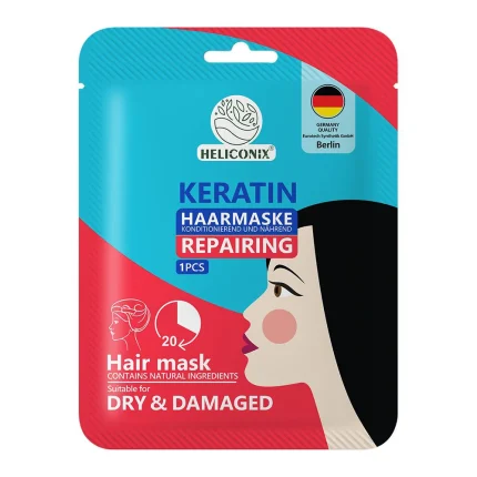 ماسک موی کلاهی کراتین هلیکونیکس | KERATIN HAIR CAP MASK HELICONIX