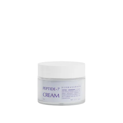 کرم صورت و گردن قوام دهنده حاوی پپتاید کاسه ای مناسب انواع پوست درماگاردن | dermagarden Peptide Cream