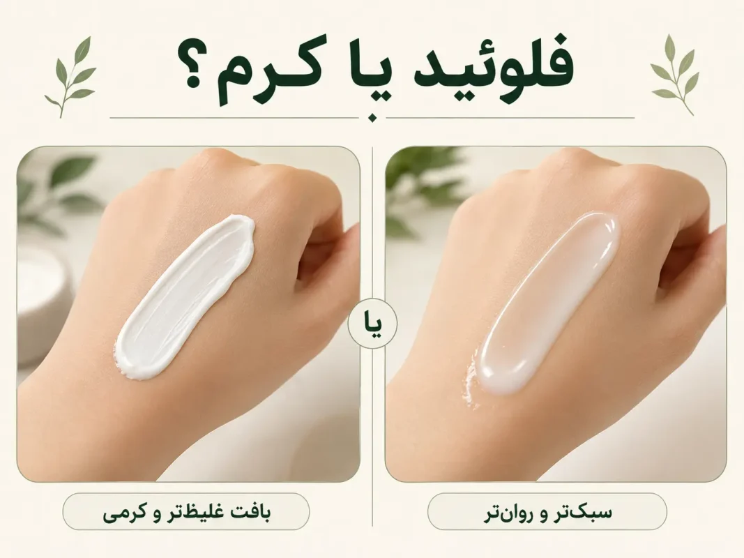 تفاوت فلوئید و کرم ضدآفتاب برای پوست چرب